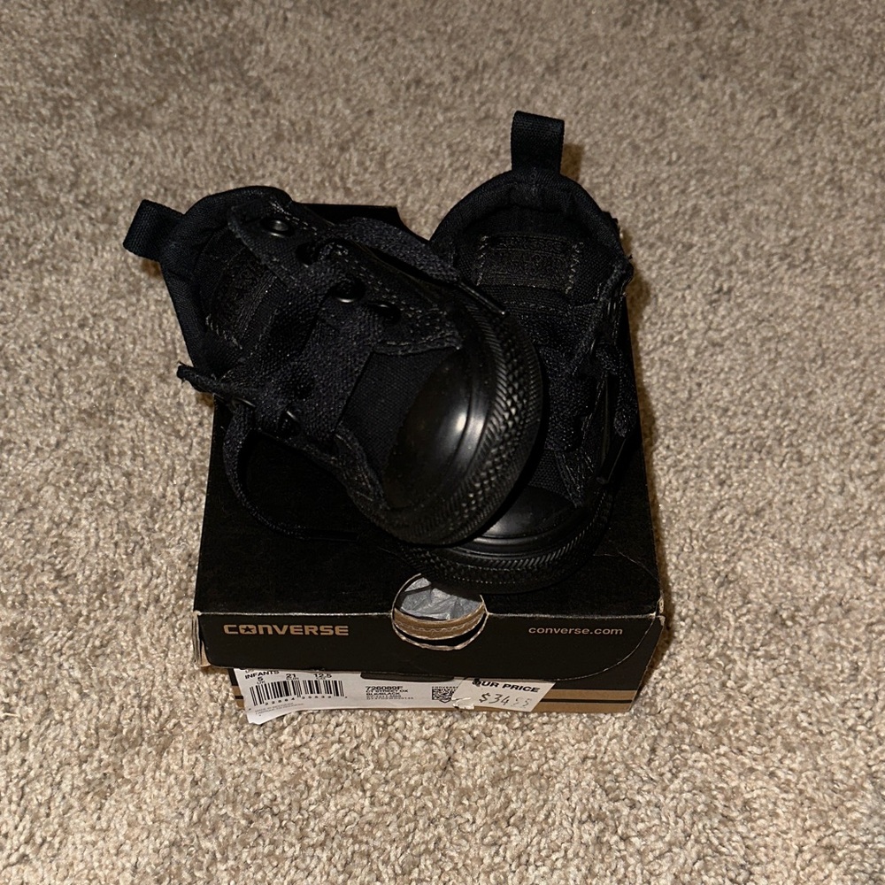 Converse All Black Kids Sneakers